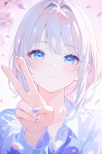 Ethereal Pastel Kawaii style reference image — sparkling expressive eyes