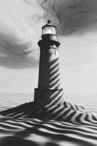 Kinetic Monochrome Noir style reference image — graphic line art fusion