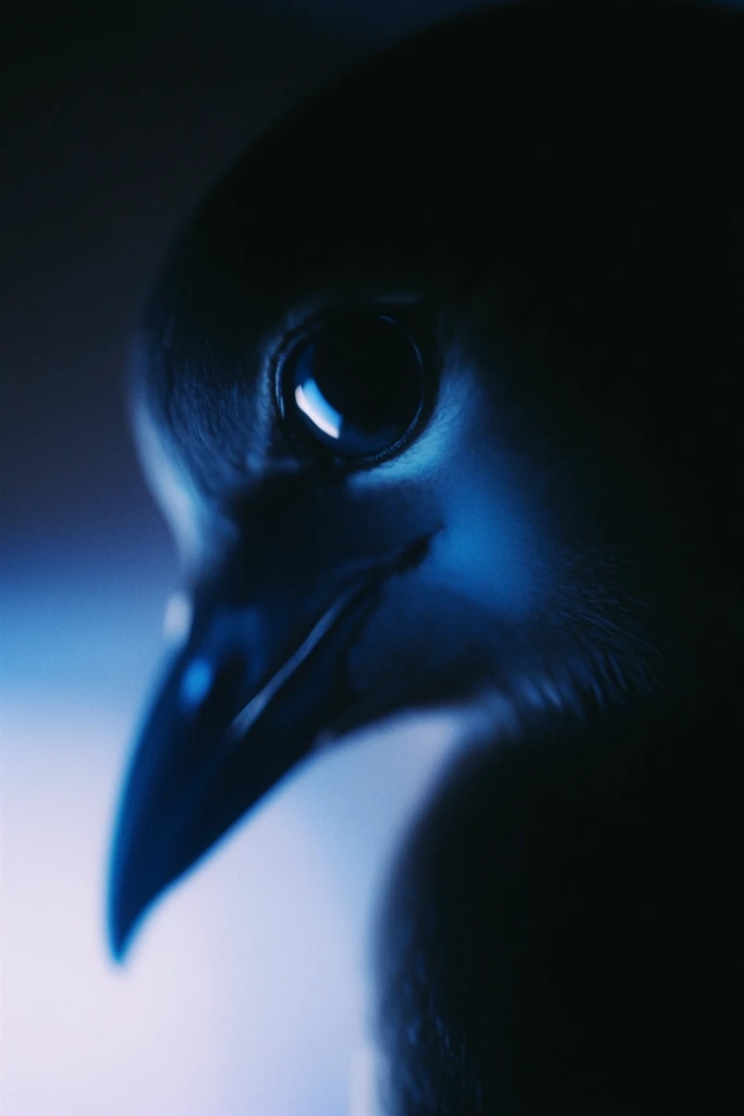 Nocturnal Cyan Surrealism style AI image example 3