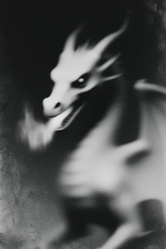 Haunting Kinetic Monochrome style reference image — monochrome spectral abstraction