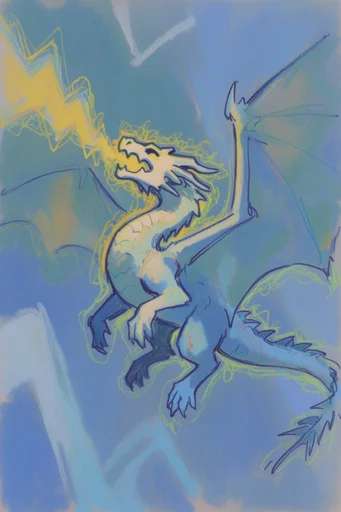 Ethereal Neon Fauvism style reference image — electric yellow highlights