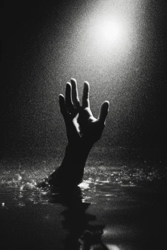 Cinematic Noir Chiaroscuro style reference image — dramatic silhouette