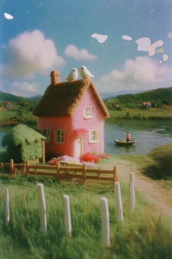 Nostalgic Analog Dreamscape style AI image example 4