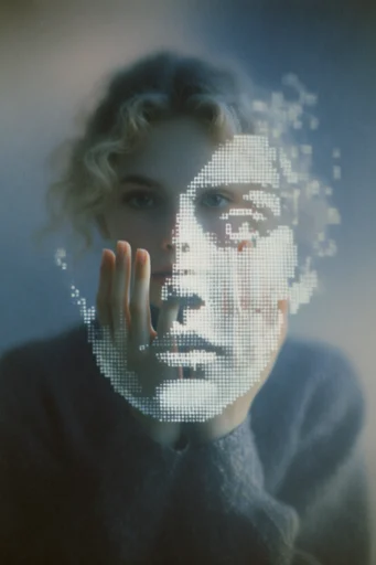 Glitch Analog Nostalgia style reference image — desaturated color palette