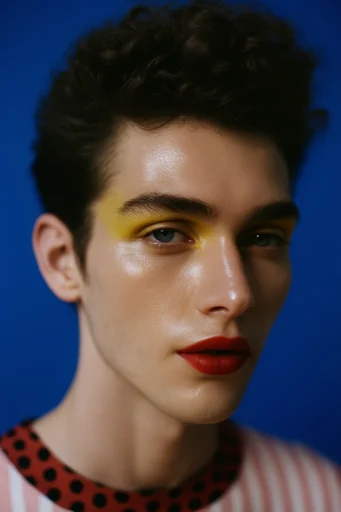 Hyper-Glossy Surreal Editorial style reference image — high-contrast editorial