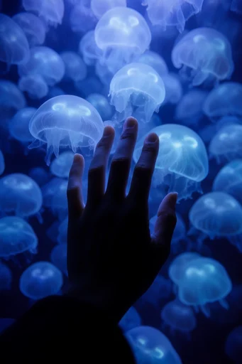 Ethereal Bioluminescent Surrealism style reference image — ethereal translucency