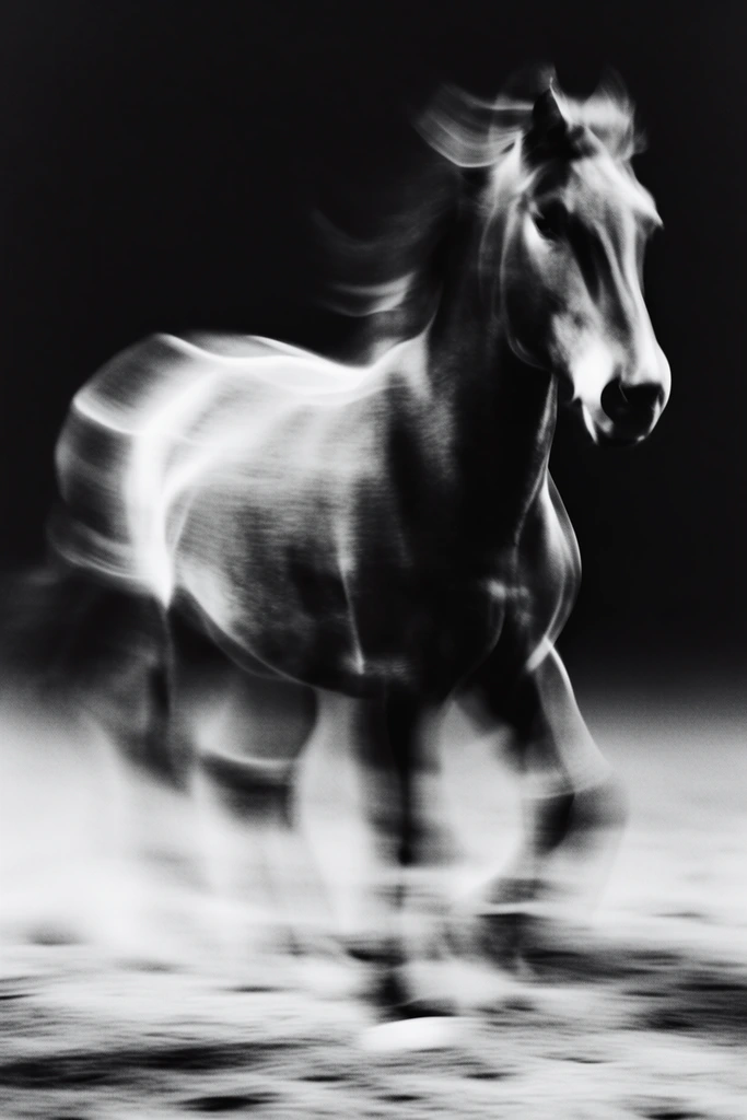Kinetic Noir Abstraction style AI image example 3