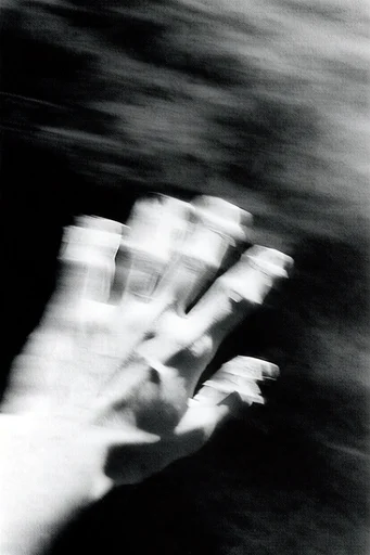 Kinetic Spectral Noir style reference image — intentional motion blur