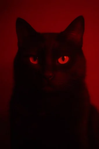 Cinematic Crimson Noir style reference image — minimalist graphic composition