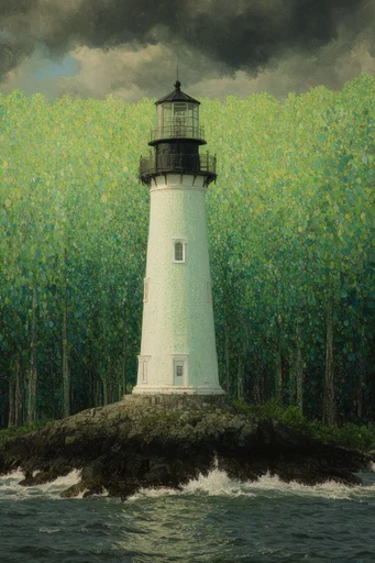 Verdant Mythic Tapestry style reference image — emerald and moss palette