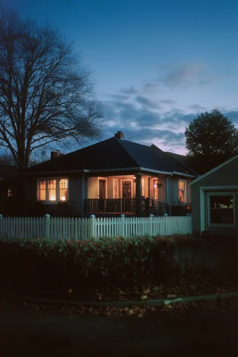 Cinematic Nocturnal Solitude style reference image — film grain