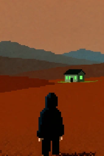 Nostalgic Pixel Liminality moodboard — generate AI images in this style