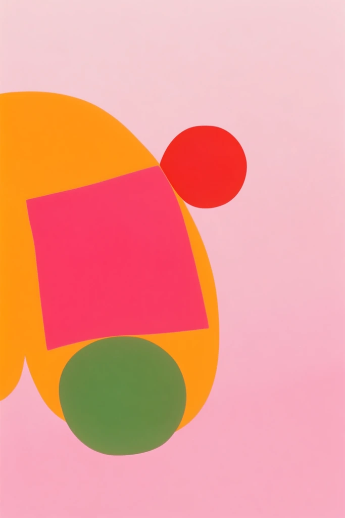 Graphic Geometric Minimalism style AI image example 3