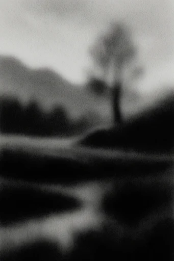 Haunted Pictorialist Archive style reference image — wet plate collodion