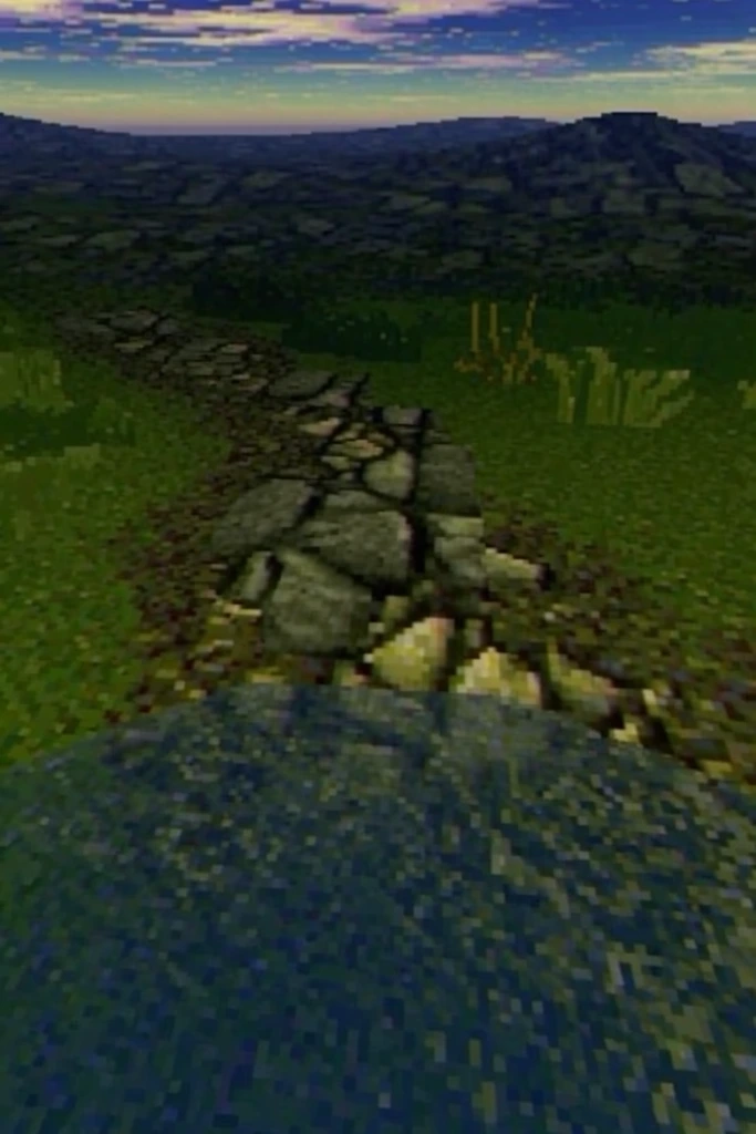 Analog Digital Liminality style AI image example 2