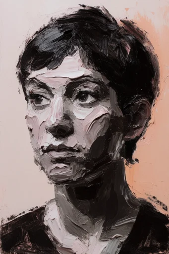 Sculptural Impasto Expressionism moodboard — generate AI images in this style