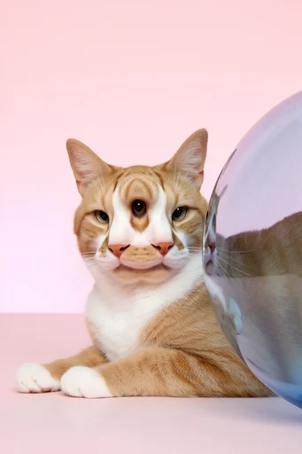 Surrealist Pastel Glitch style reference image — sharp focus