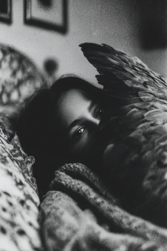 Monochrome Surrealist Noir moodboard — generate AI images in this style