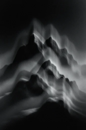 Spectral Motion Noir style reference image — motion blur portrait
