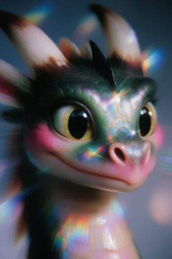 Chromatic Glitch Etherea style reference image — ethereal dreamlike atmosphere