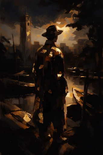 Luminous Impasto Chiaroscuro style reference image — chiaroscuro lighting
