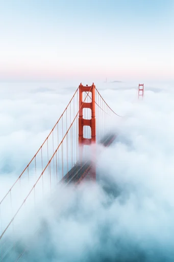 Minimalist Industrial Fog style reference image — monumental architecture