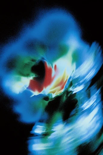 Luminescent Thermal Ether style reference image — digital glitch artifacts