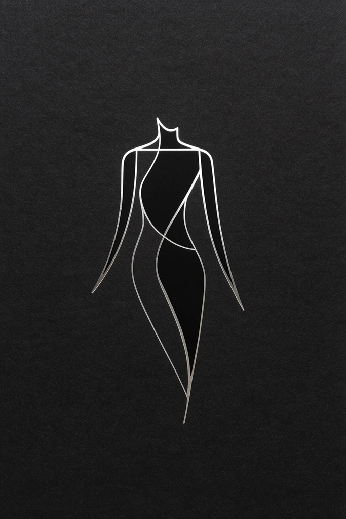 Monochromatic Avant-Garde Noir style AI image example 1