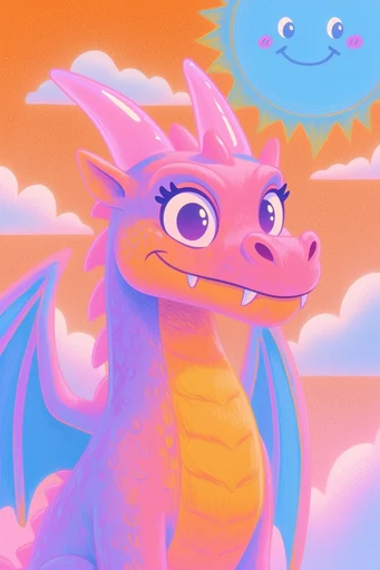Surreal Pastel Dreamcore style reference image — fluffy cloud motifs