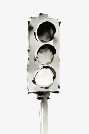 Minimalist Zen Ink style reference image — minimalist composition