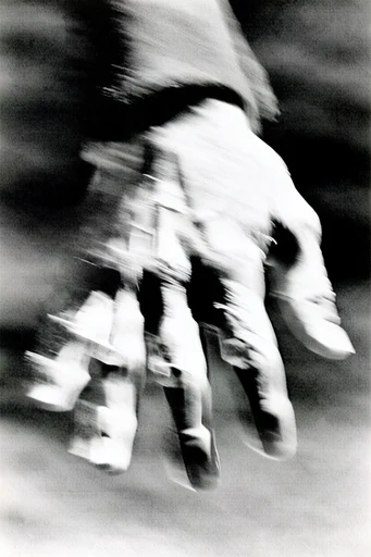 Ethereal Motion Decay style reference image — kinetic motion blur