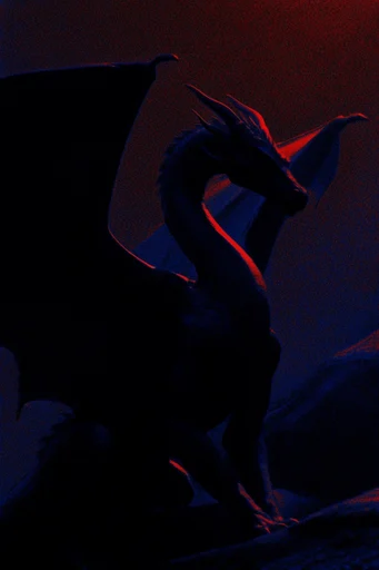 Nocturnal Crimson Noir style reference image — soft focus blur