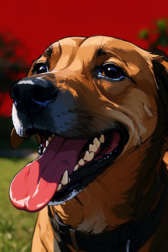 Bold Graphic Anime style AI image example 3