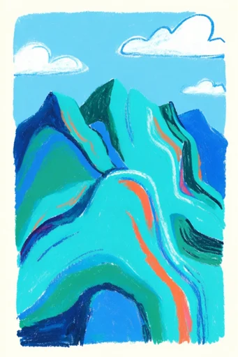 Expressive Fauvist Sketchbook style reference image — non-naturalistic color blocking