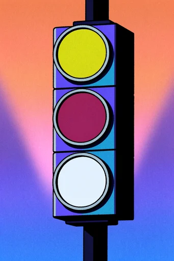 Grainy Retro Minimalist style reference image — lo-fi noise