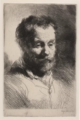 Classical Intaglio Monochromatism style reference image — monochrome etching