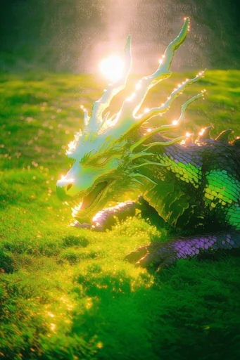 Ethereal Luminescent Xenopastoral style reference image — surreal nature