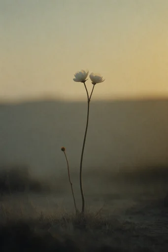 Ethereal Solitary Minimalism style reference image — contemplative solitude