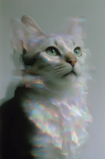 Prismatic Digital Fragmentation style AI image example 3