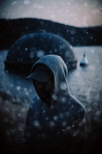 Ethereal Abyssal Melancholy style reference image — shallow depth of field