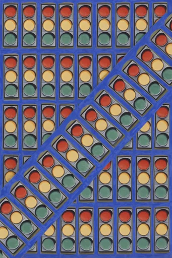 Deconstructed Classical Surrealism style reference image — modular grid structure