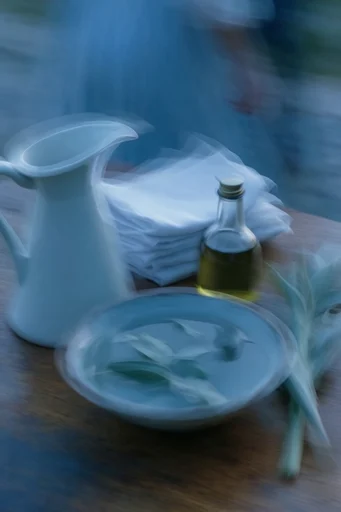 Ethereal Blue Motion style reference image — intentional camera movement