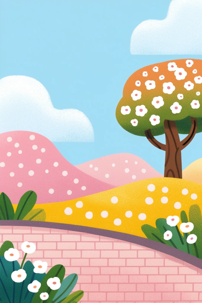 Tactile Pastel Minimalism style AI image example 2
