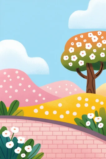 Tactile Pastel Minimalism style AI image example 2