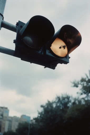 Cinematic Analog Melancholy style reference image — analog film grain
