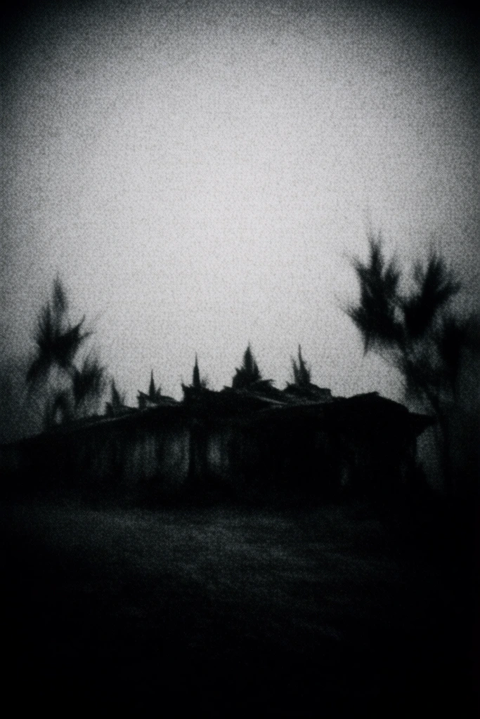 Gritty Liminal Noir style AI image example 2