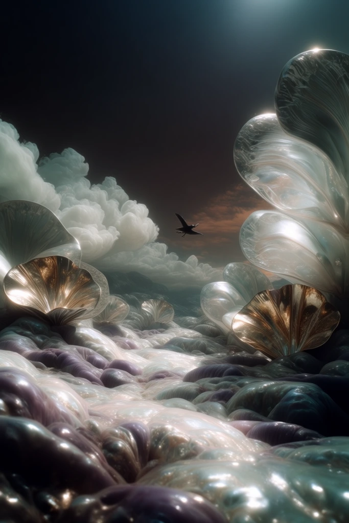 Luminous Ethereal Fluidity style AI image example 2