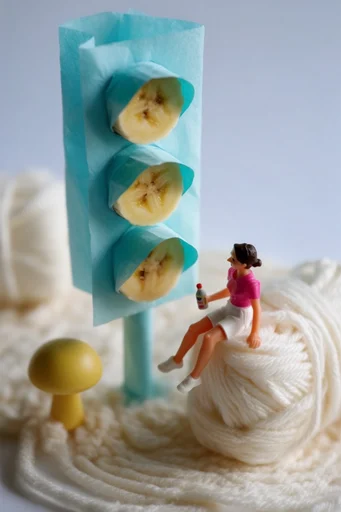 Whimsical Macro Dioramas style reference image — macro photography