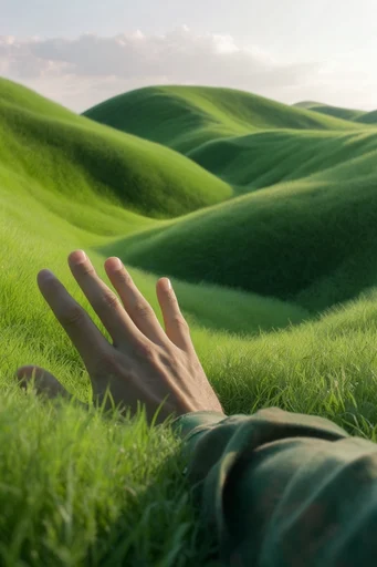 Surreal Verdant Topography style reference image — surreal dreamcore