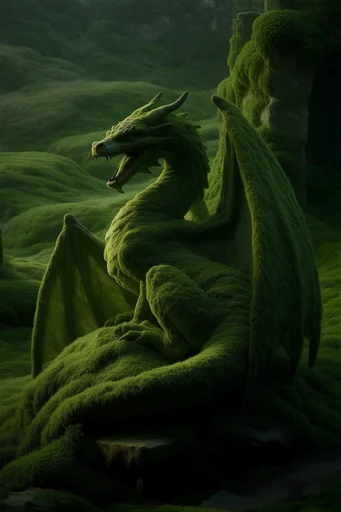 Velvety Verdant Minimalism style reference image — monochromatic green palette